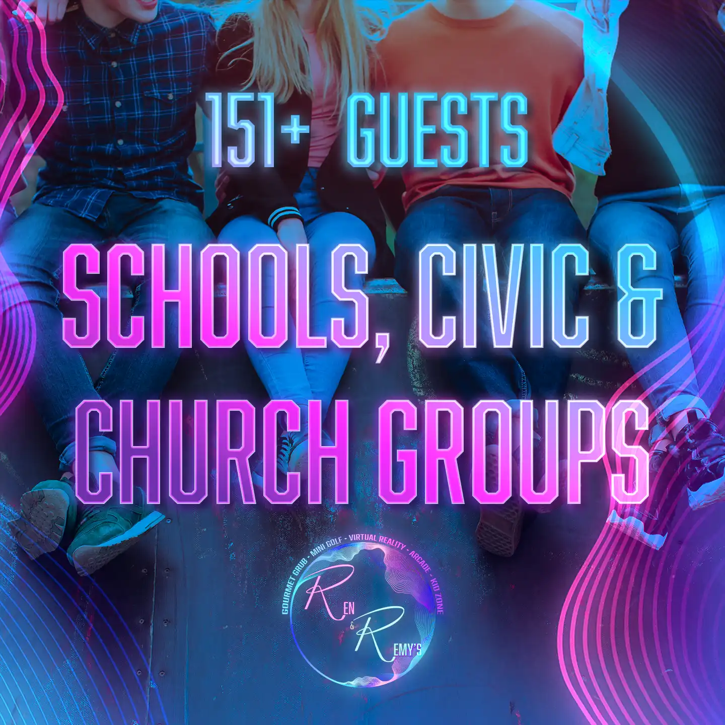 School group booking at Ren & Remy's